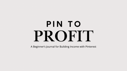 Introducing Pin to Profit: How to Make Money with Pinterest (Even If You Want to Stay Faceless)